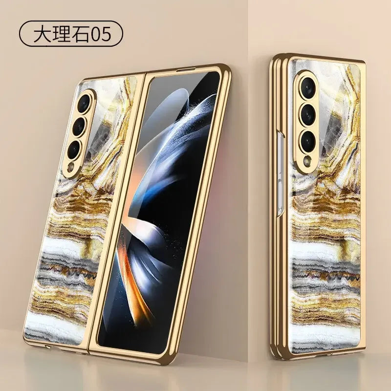 GKK Luxury Plating Frame Case for Galaxy Z Fold 3,4 & 5 - ShopHub