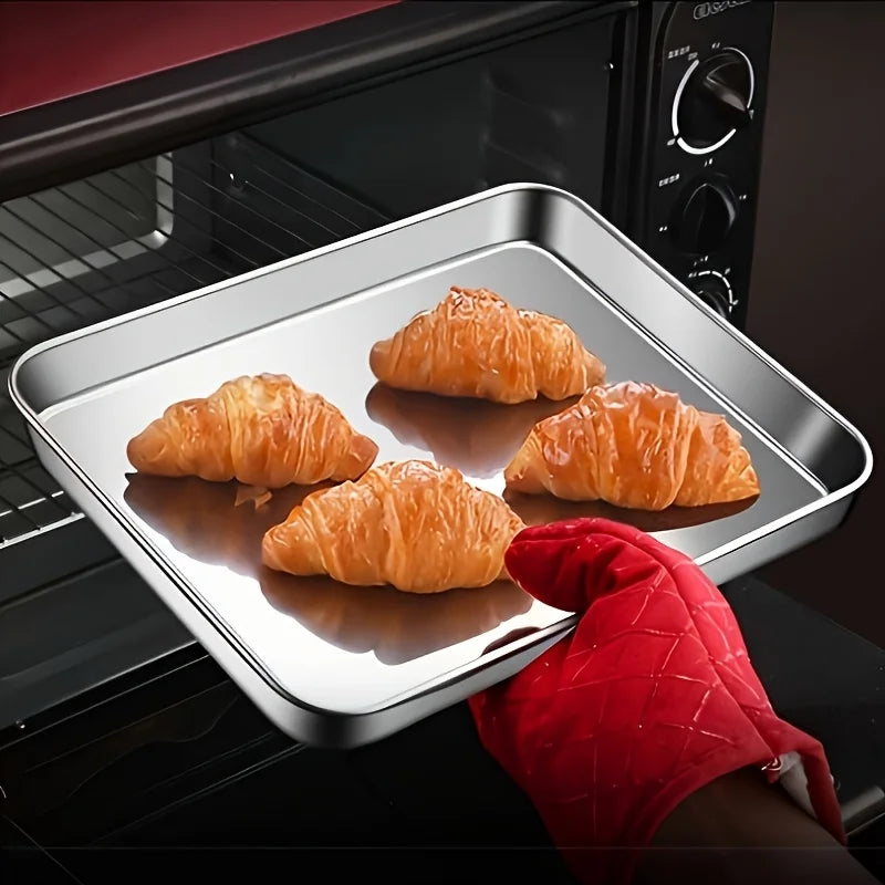 6-Piece Stainless Steel Food Containers with Lids