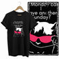 COOLMIND Black Cat Graphic T-Shirt | Women's 50-Design