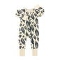 Kids Tales Little Bloom Cotton-Blend Double-Zip Romper