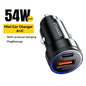 Essager 54W Dual-Port Car Charger – Fast Charge Your Devices on the Go