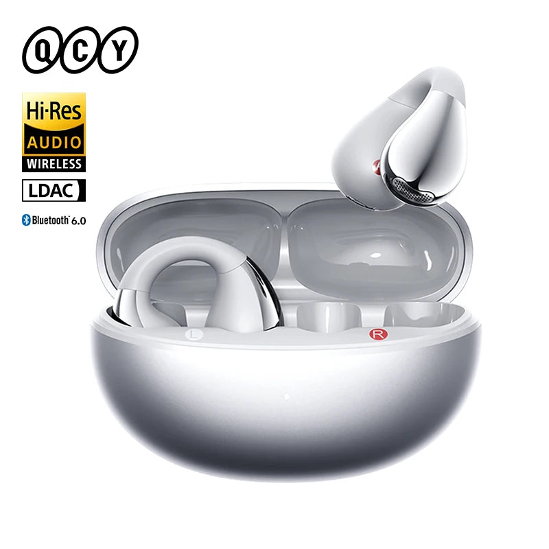 QCY C30S Open Ear Bluetooth Headphones with LDAC Wireless Technology and 40H Playtime - ShopHub