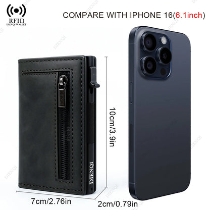 DIENQI Anti-RFID Card Holder Wallet