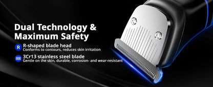 Kensen S38 Electric Hair Trimmer for Men 6 in 1 Body Hair Shaver