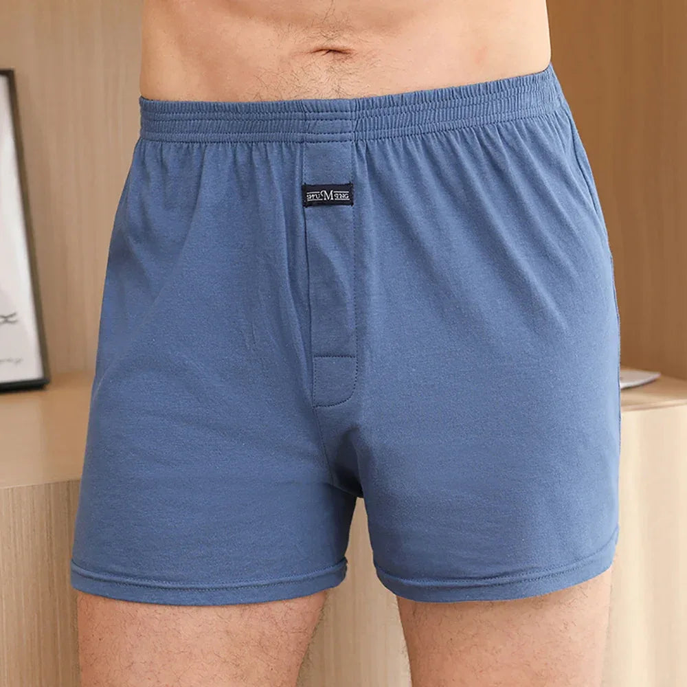 100% Cotton Men Pajama Shorts - ShopHub