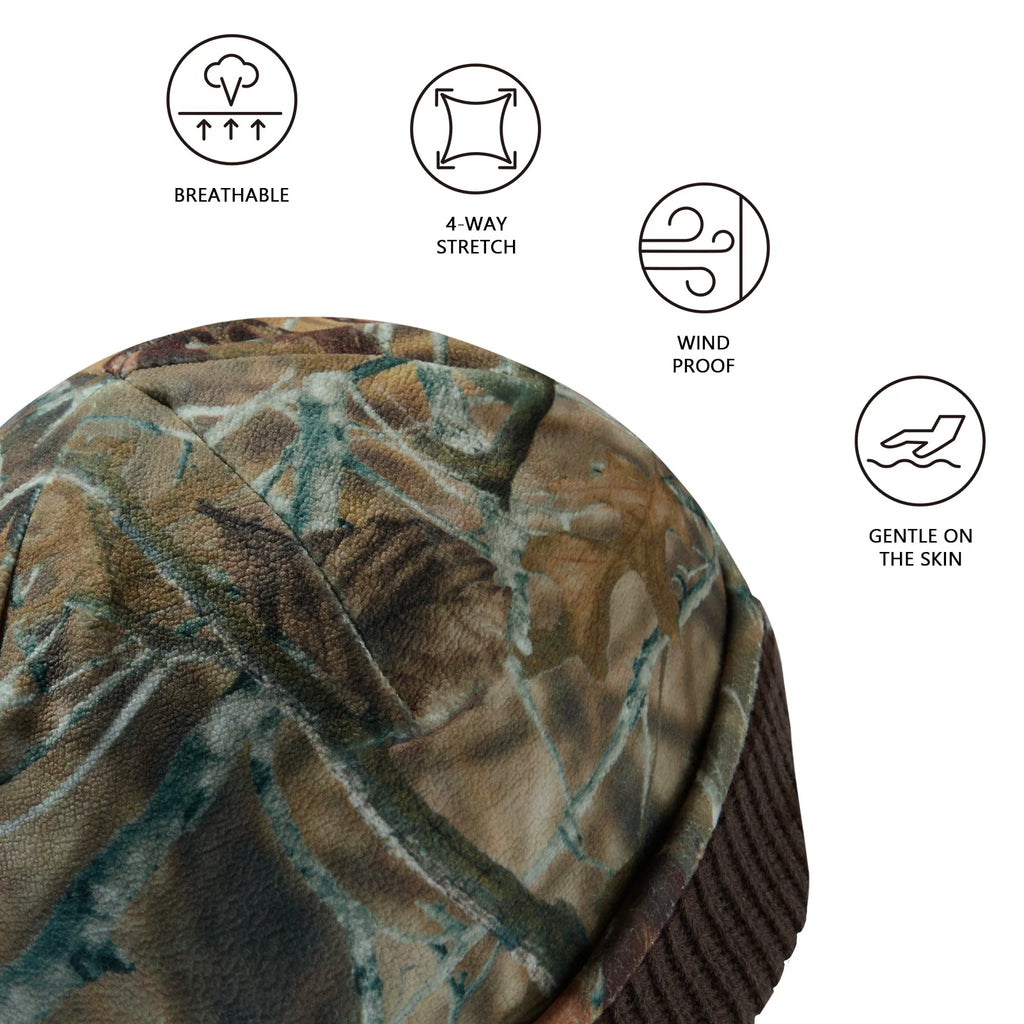 BASSDASH Reversible Windproof Fleece Beanie