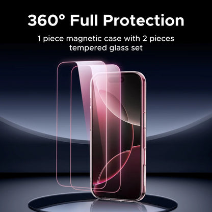 UGREEN Magnetic Case & Glass Screen Protector for iPhone 18 17 16 15 14 Pro Max Case Cover for iPhone 18Pro Macsafe Cases Bundle