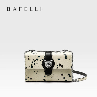 BAFELLI Genuine Leather Messenger Bag