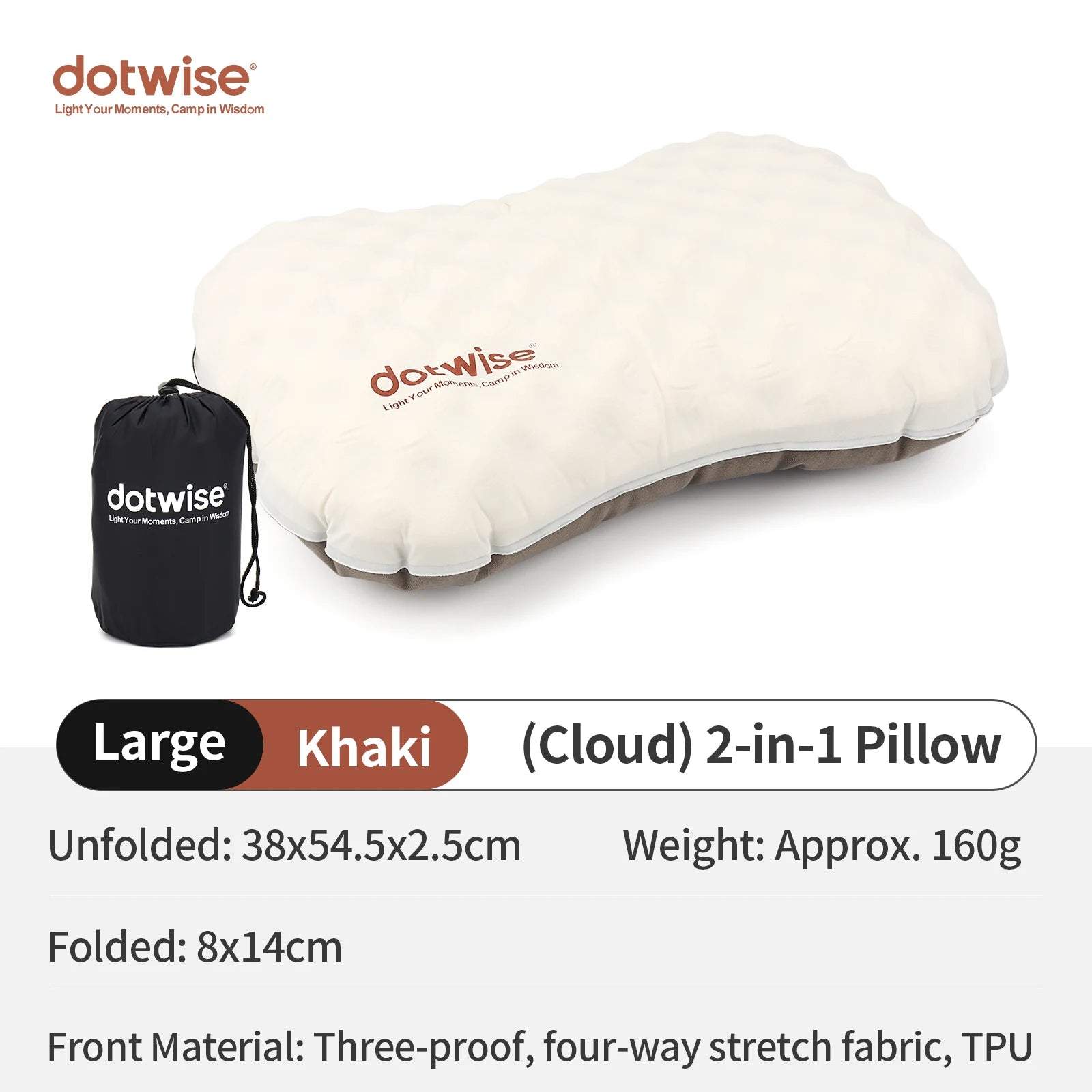 DOTWISE Camping Inflatable Pillow