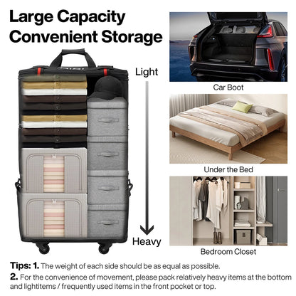 Mixi Expandable Large Capacity Foldable Travel Bag
