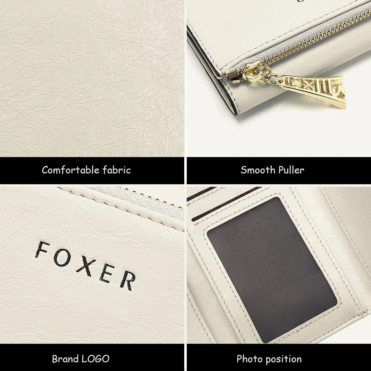 FOXER PU Women's Short Wallet