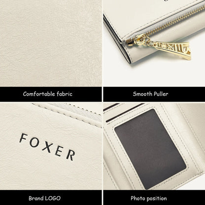 FOXER PU Women's Short Wallet