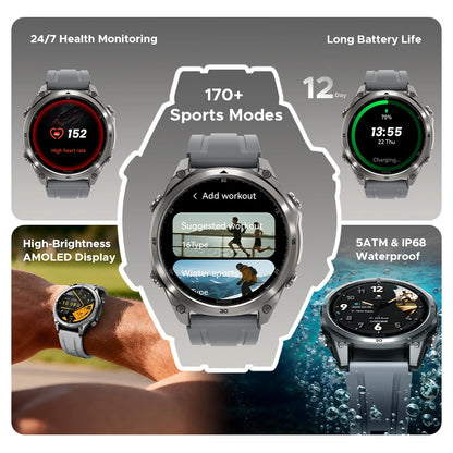 DOOGEE Anywise W1 Lite AMOLED Fitness Smartwatch