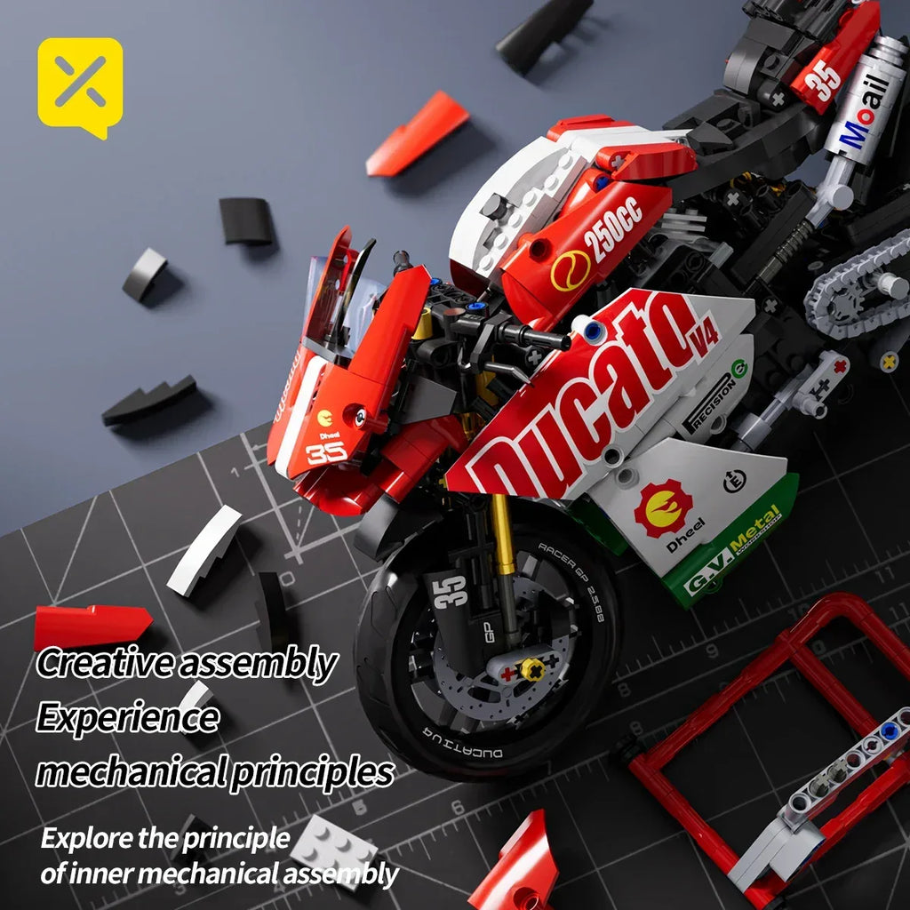 TOYLINX DIY Model Motorcycle Building Blocks Set! - ShopHub