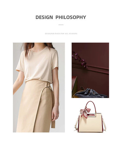 FOXER Luxury Leather Handbag — Premium Cowhide Craftsmanship
