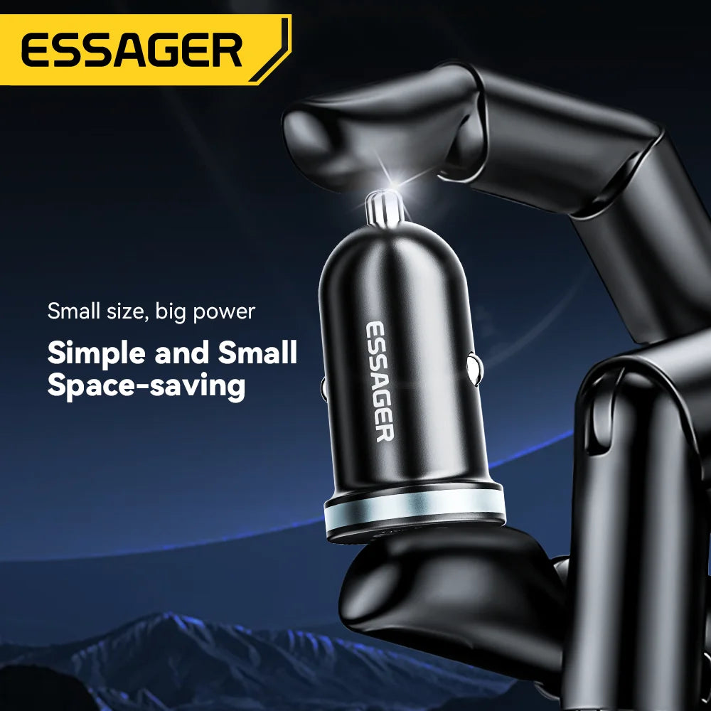 Essager 30W USB C Quick Charger Car Charger