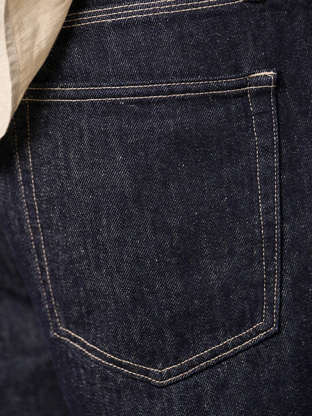 SIMWOOD High Standard 2026 Spring Summer New Baggy Style 12oz  Natural Hemp Cotton Blend  Fabric Jeans Men Vintage Denim Pants