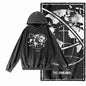 COOLMIND Acid-Washed Black Graphic Hoodie