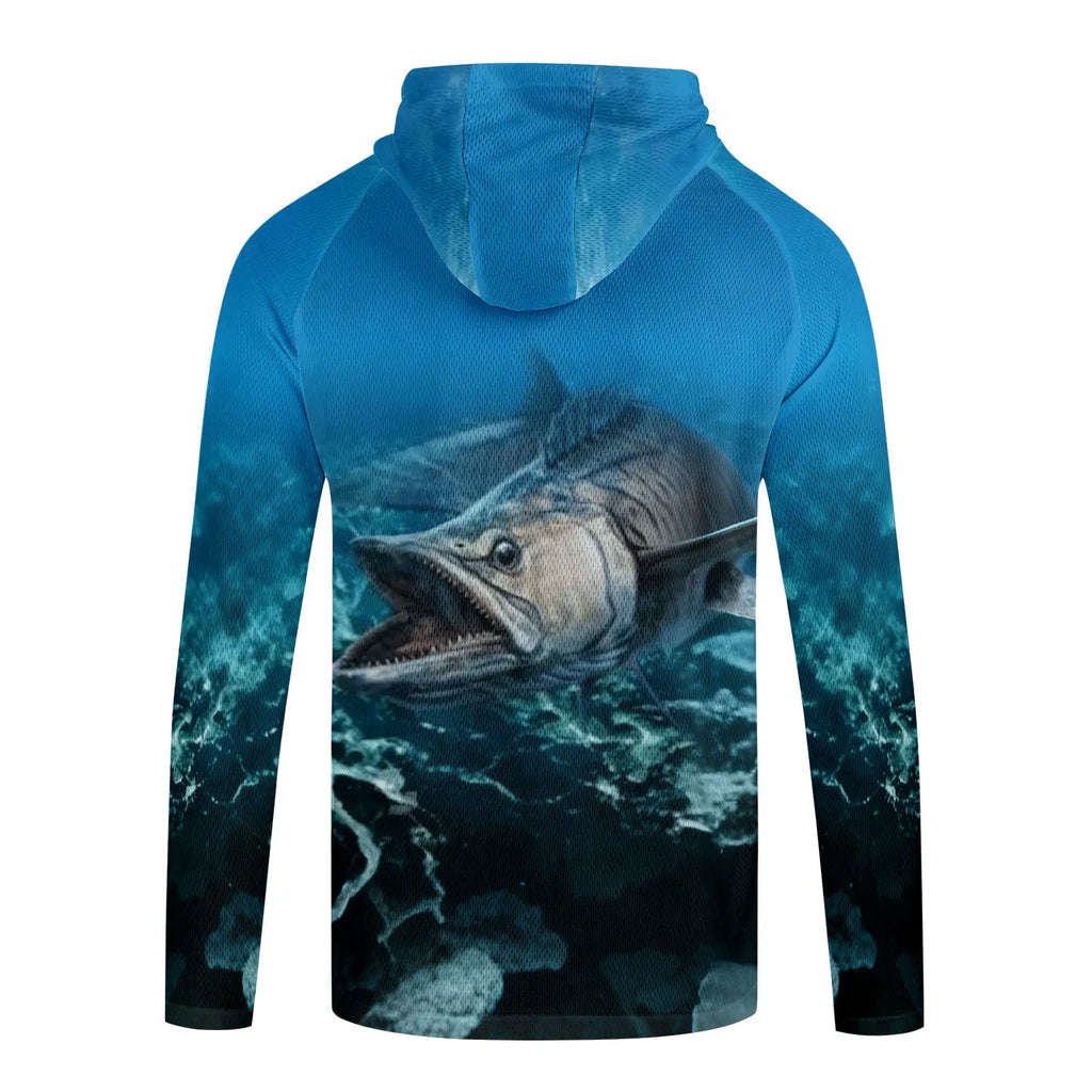Man's Outdoor Camouflage Moisture Wicking Fishing Tops