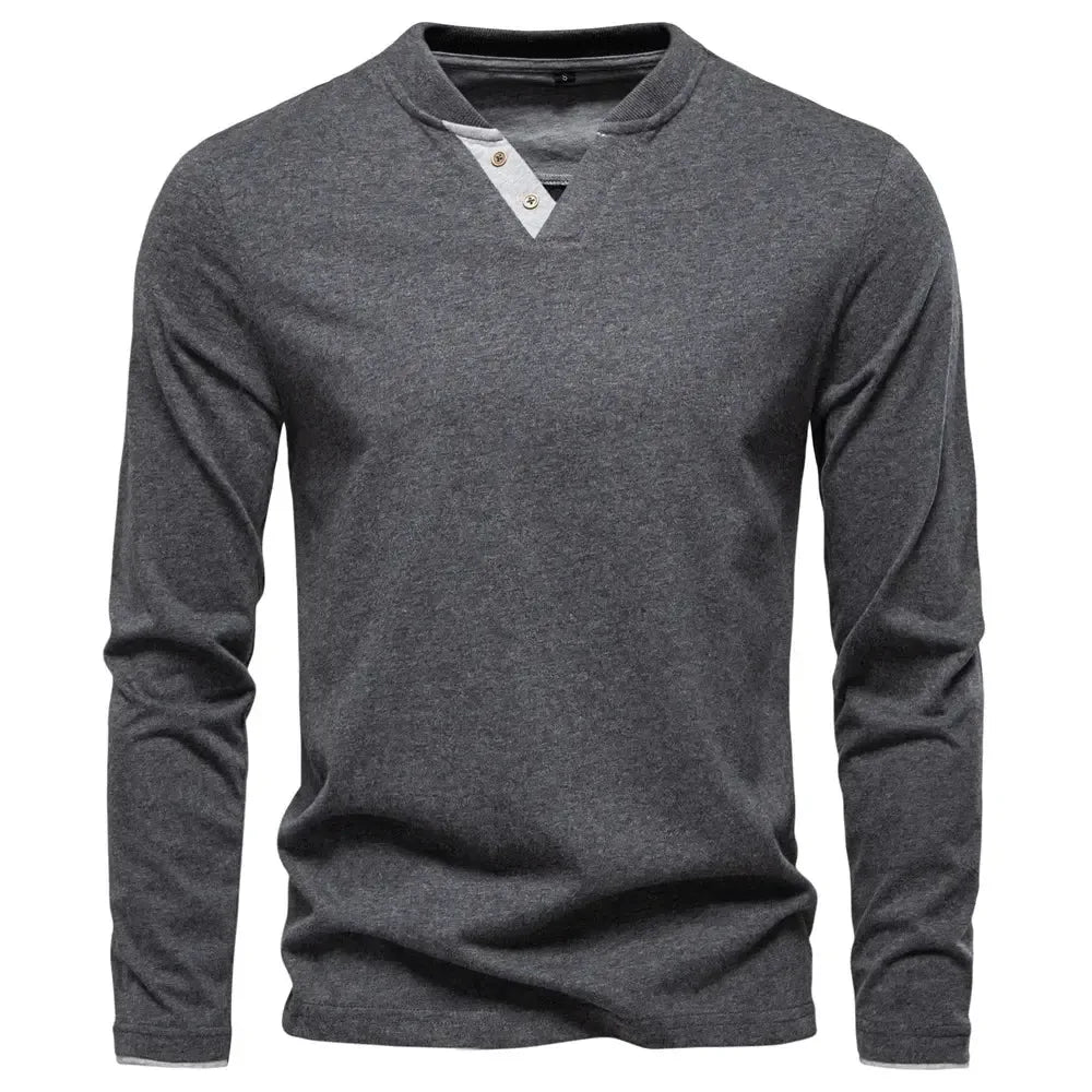 AIOPESON 100% Cotton Long Sleeve Shirts - ShopHub