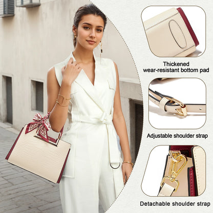 FOXER Luxury Leather Handbag — Premium Cowhide Craftsmanship