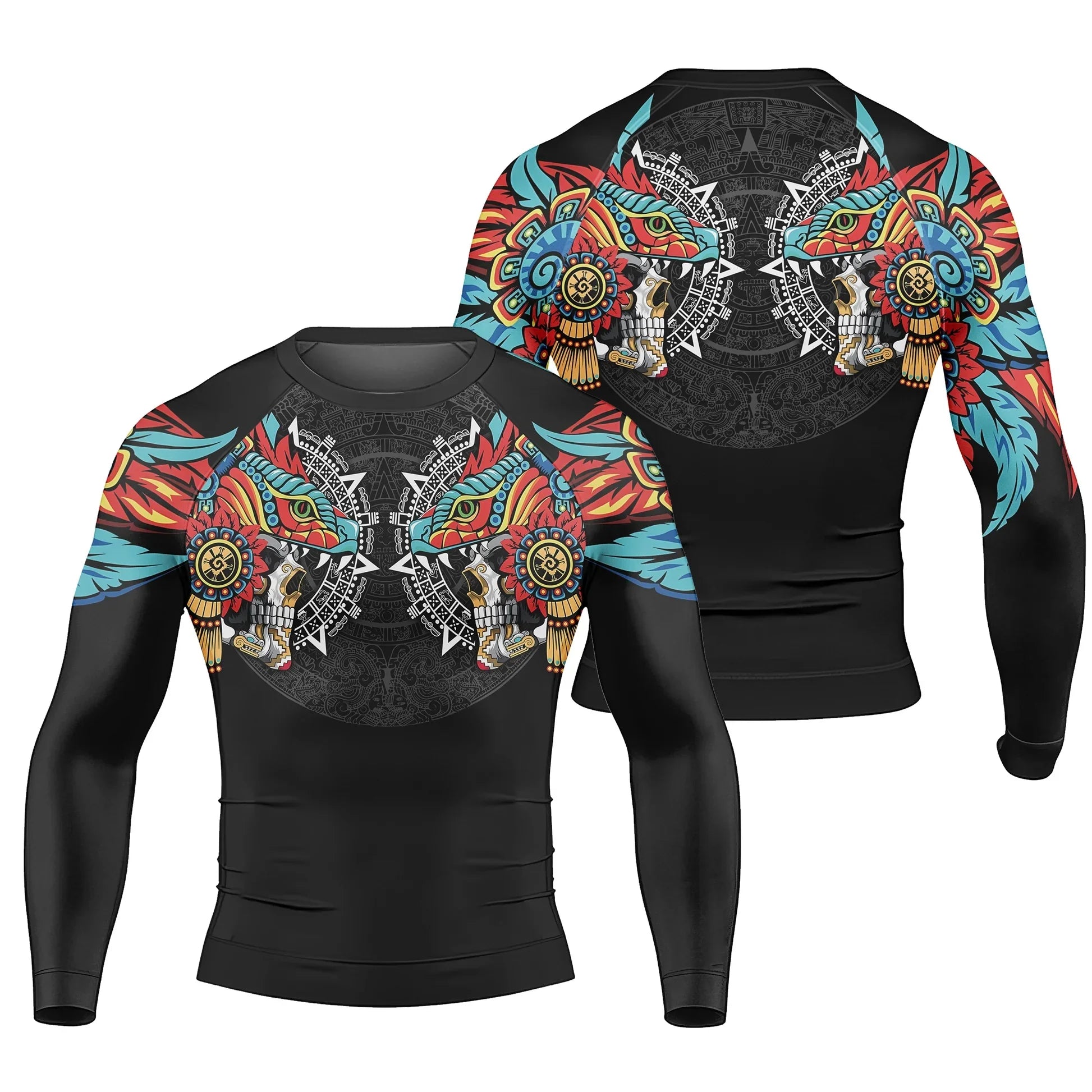 Aotearoa Kiwi Bird Rash Guard for Men, Long-Sleeved UPF 50+ Quick-Drying Compression Shirt for Fitness and Workouts