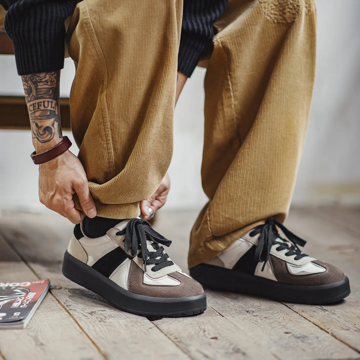 Heritage Men's German Army–Style Trainers