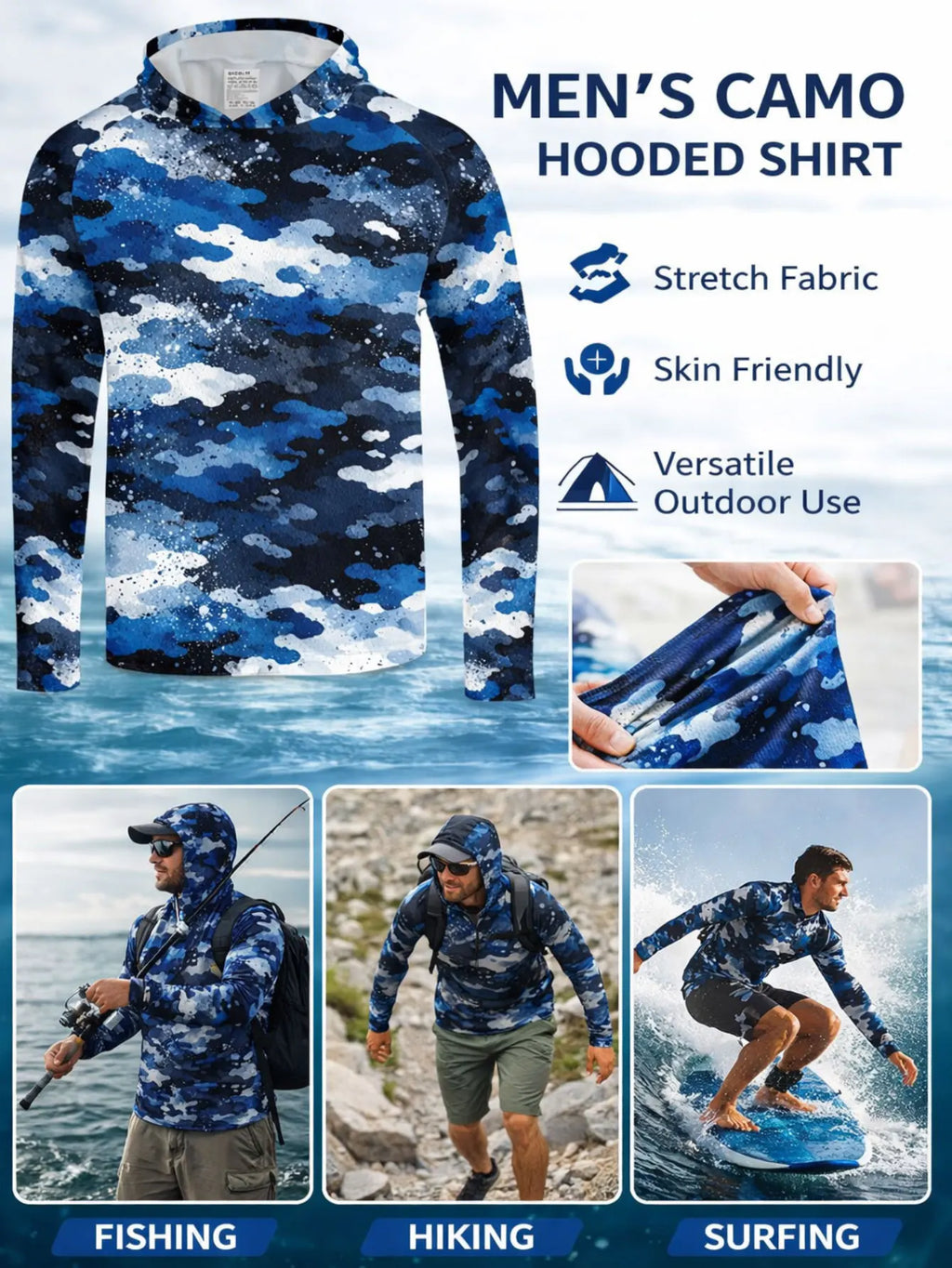 Men's Fishing Hoodie