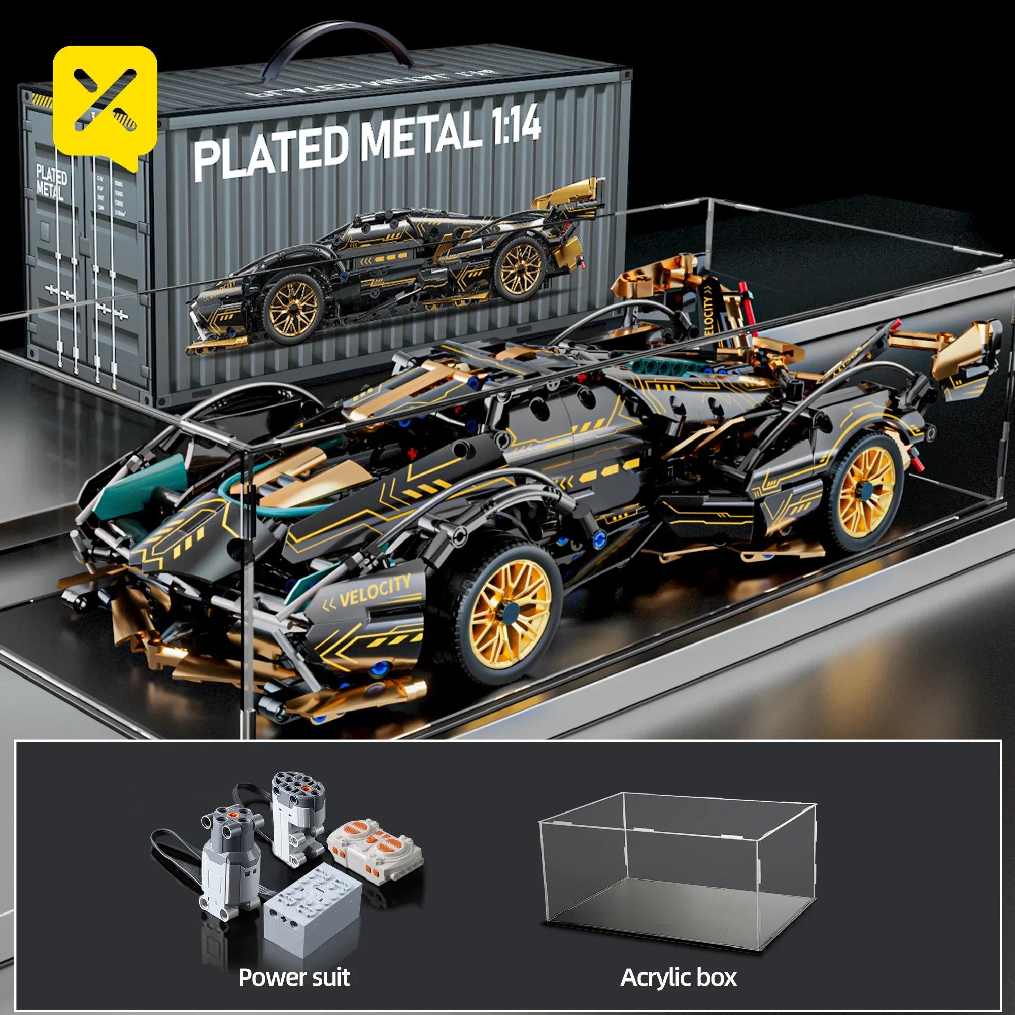 TOYLINX 1:14 Supercar Building Block Toy - ShopHub