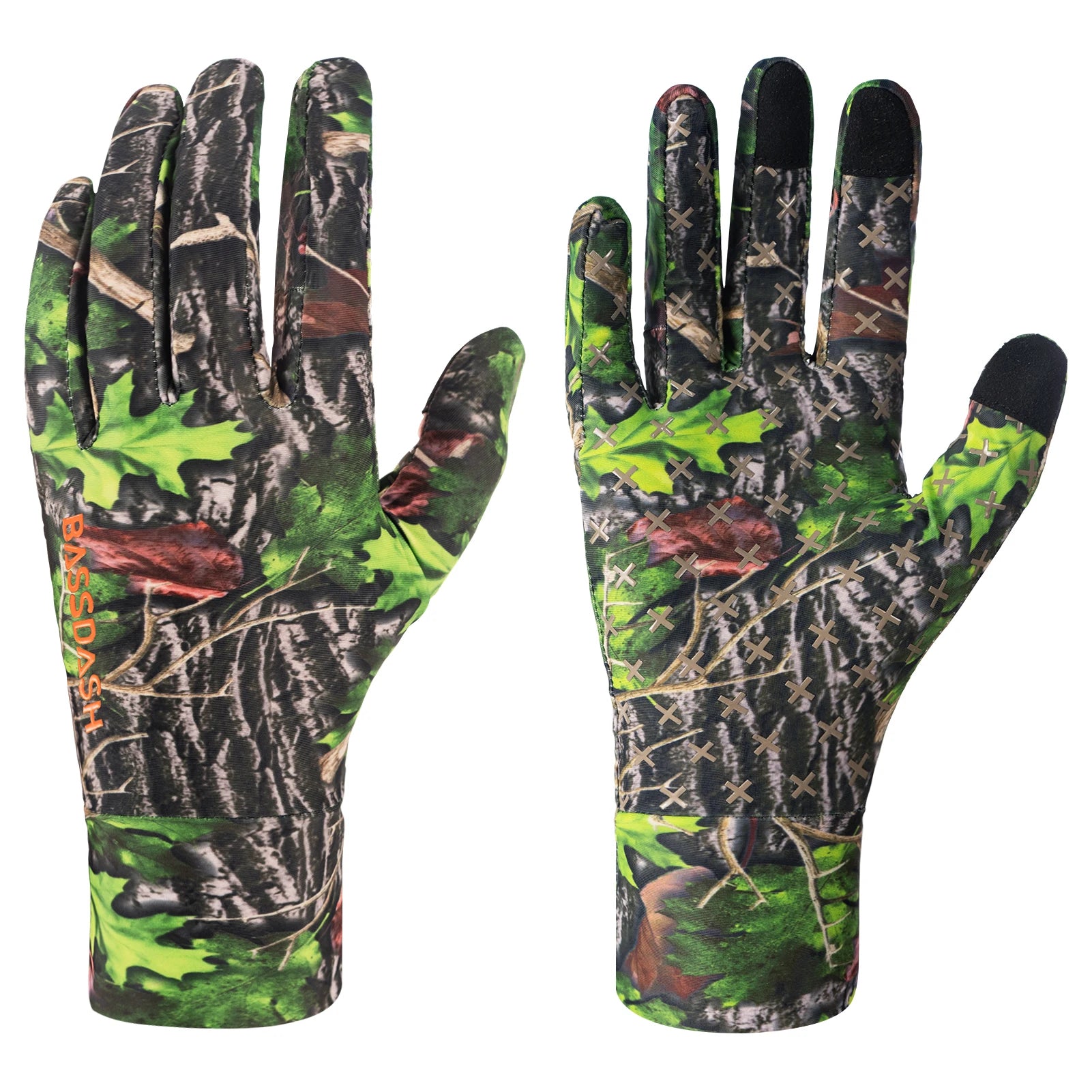 Men's Lightweight UPF 50+ Camo Hunting Gloves ShopHub