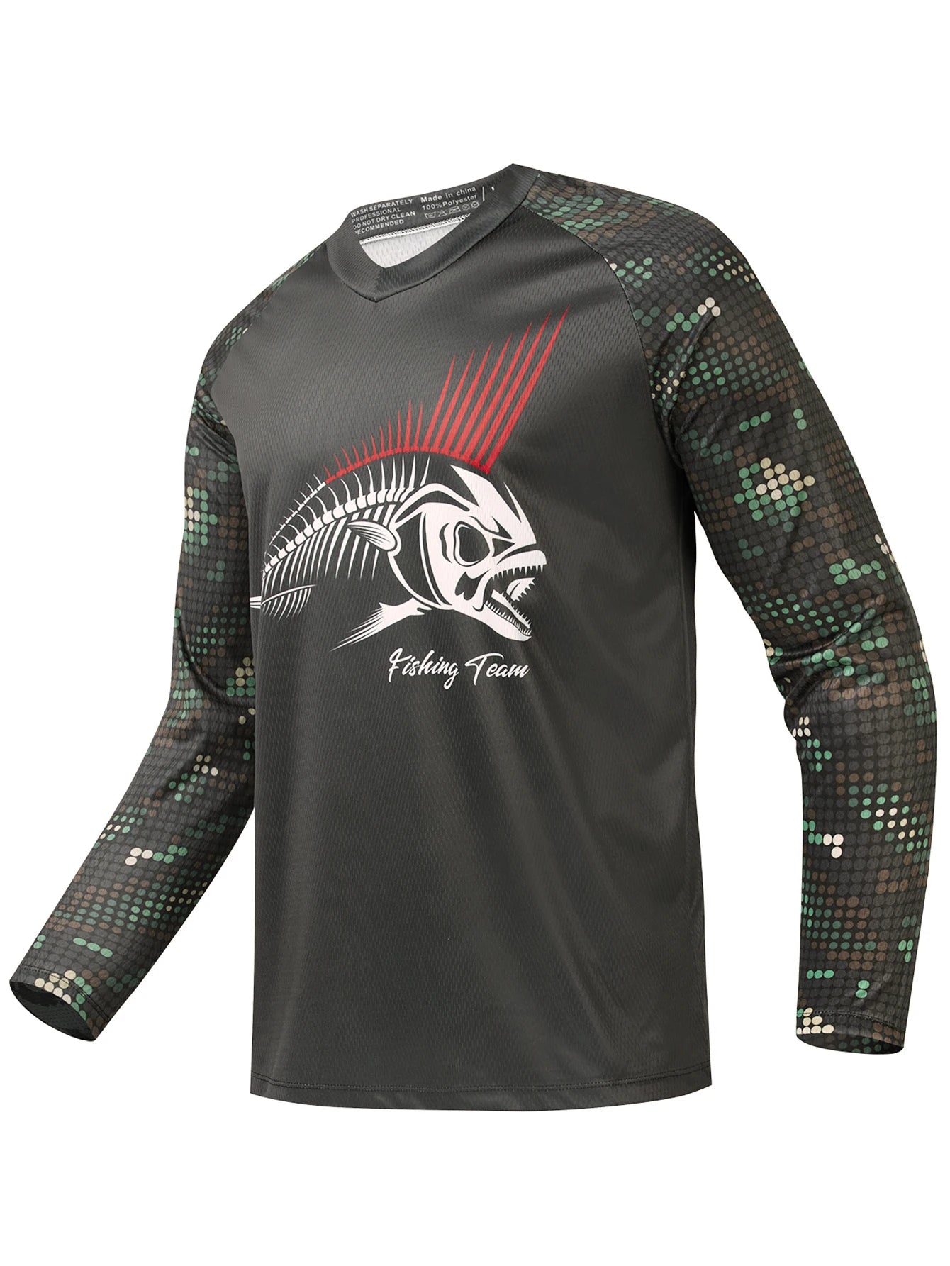 Men's Long-Sleeve UPF 50+ Fishing Shirt ShopHub