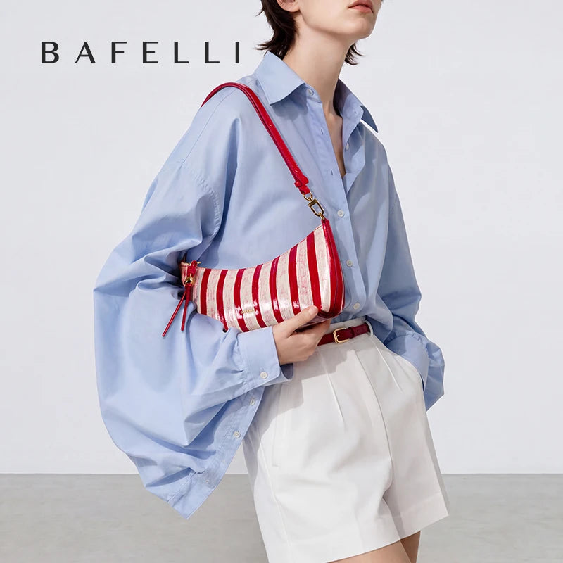 BAFELLI Vintage Genuine Leather Shoulder Bag