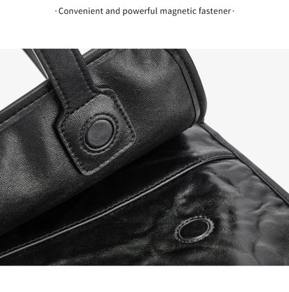 FOXER Wrinkled Genuine Leather Women's Crossbody Bag