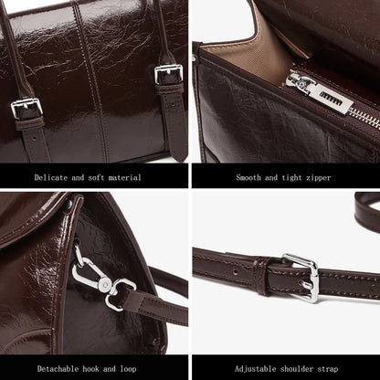 FOXER Women's Genuine Leather Shoulder Bag