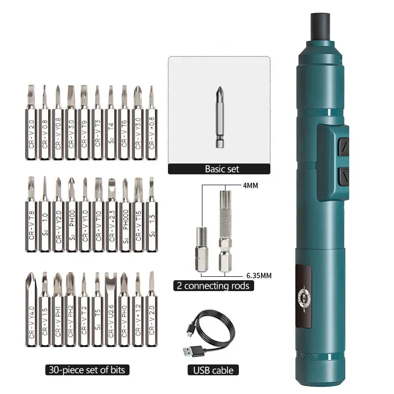 Cordless Electric Screwdriver Set (5 different sets available) Habicare