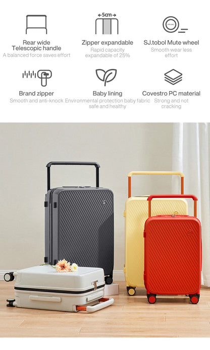 Mixi Expandable Carry-On Suitcase 20" - 24"