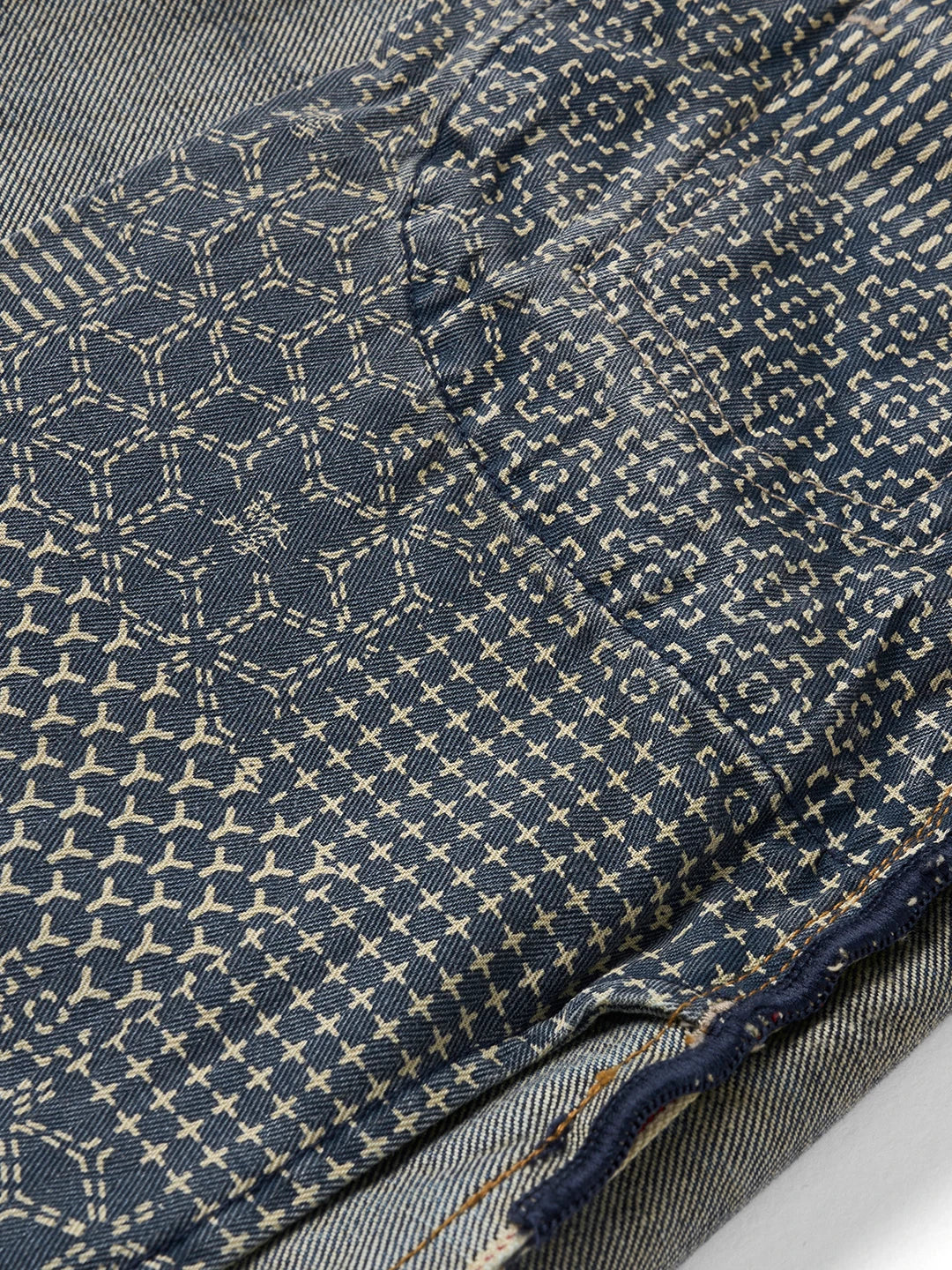 SIMWOOD High Standard Vintage Washed Selvedge Ripped Jeans