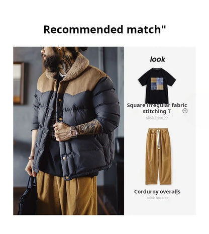 Maden Premium 90% White Duck Down Puffer Jacket