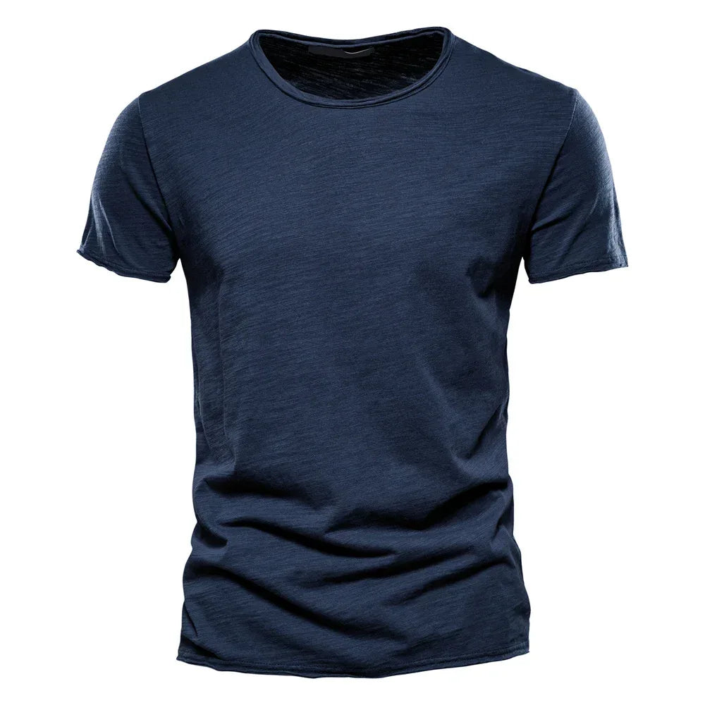 AIOPESON 100% Cotton Casual Soft Fitness T-Shirts - ShopHub