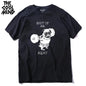 COOLMIND PU0117A Go Home or Go Hard Pug Cotton Tee