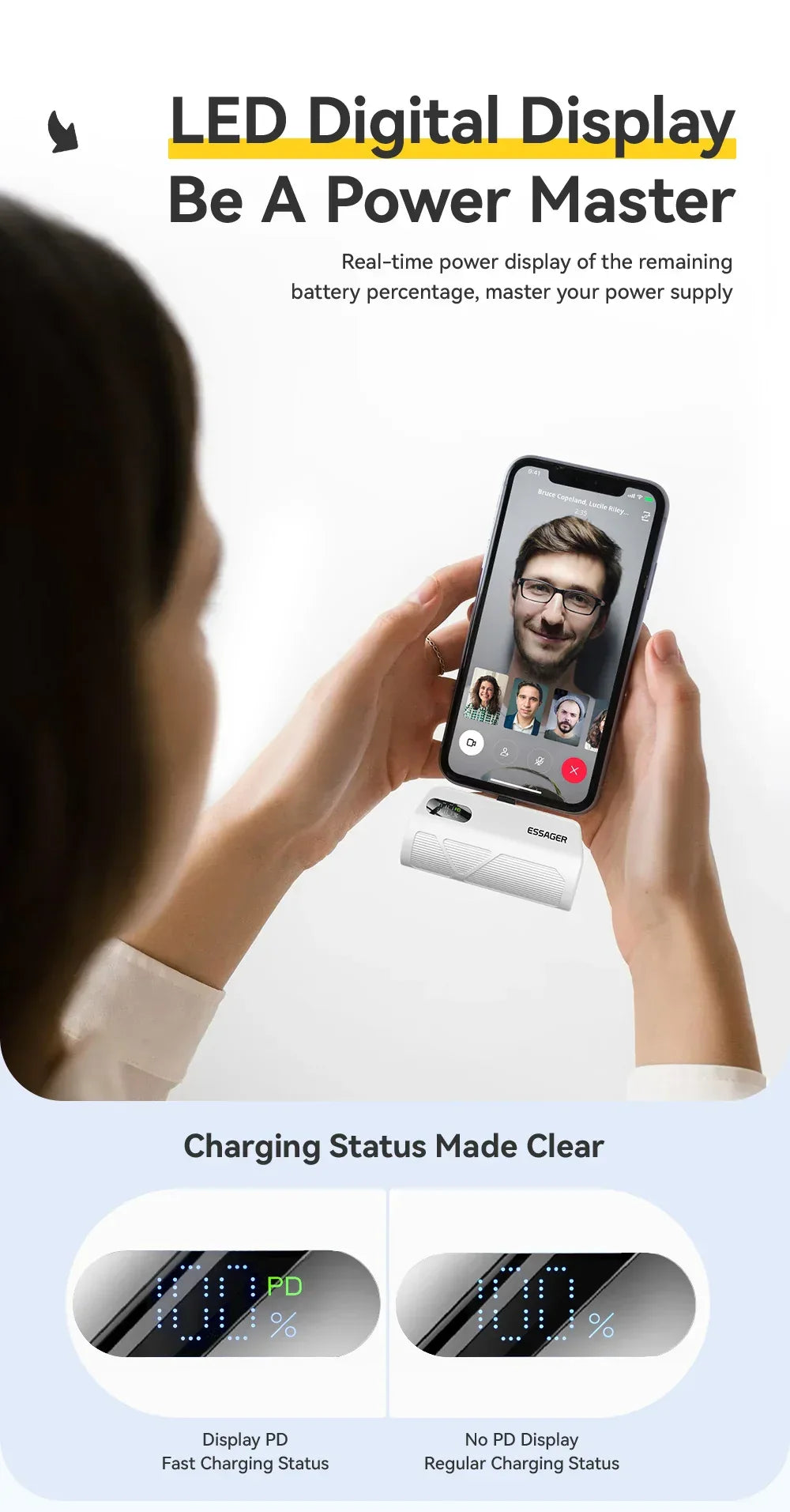 Essager Mini Capsule Power Bank - ShopHub