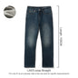 SIMWOOD 2026 Spring New 15oz Warm Micro Fleece Lining Jeans Men Loose Straight Plus Size Denim Trousers