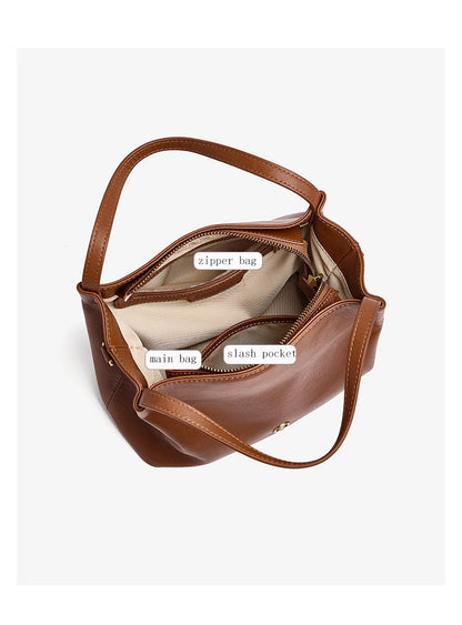 FOXER Genuine Leather Shoulder Bag