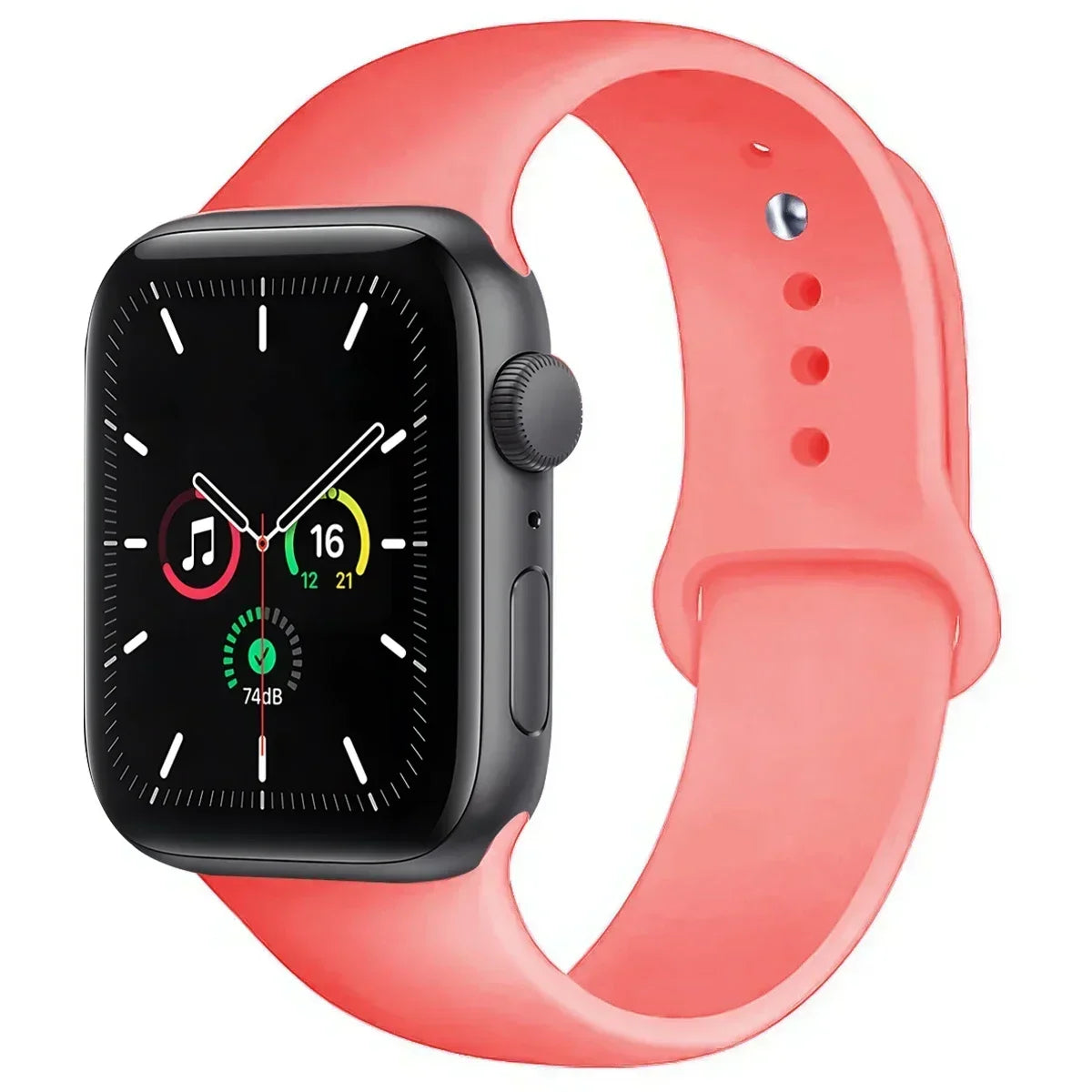 Silicone Sport Band for Apple Watch Series (42mm - 49mm)(available in 45 colours) Habicare