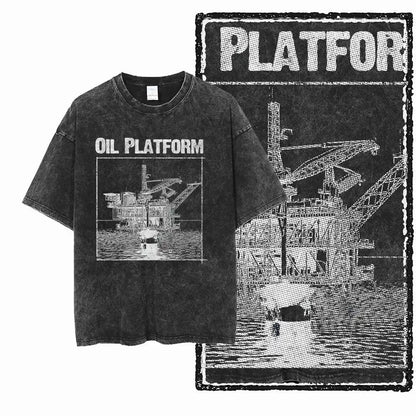 G22 Exclusive Vintage Streetwear Cotton Men's COOLMIND Graphic T-shirt | Acid Washed Big Size Cool O-neck Men's Tee Tshirt
