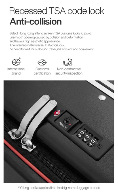 Mixi Premium Hardside Carry-on Suitcase