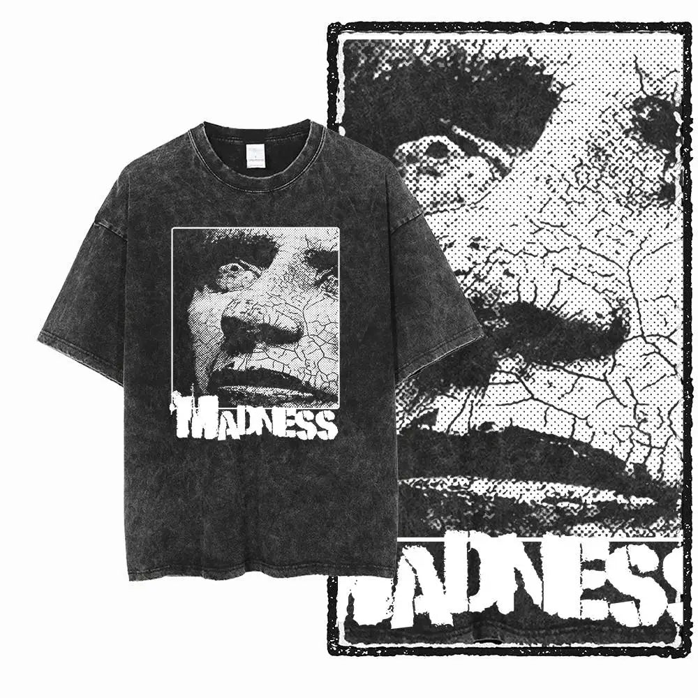 G22 Exclusive Vintage Streetwear Cotton Men's COOLMIND Graphic T-shirt | Acid Washed Big Size Cool O-neck Men's Tee Tshirt