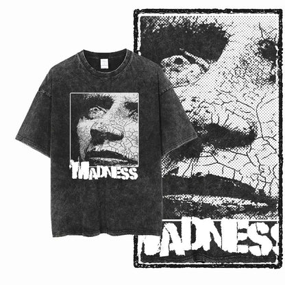 G22 Exclusive Vintage Streetwear Cotton Men's COOLMIND Graphic T-shirt | Acid Washed Big Size Cool O-neck Men's Tee Tshirt