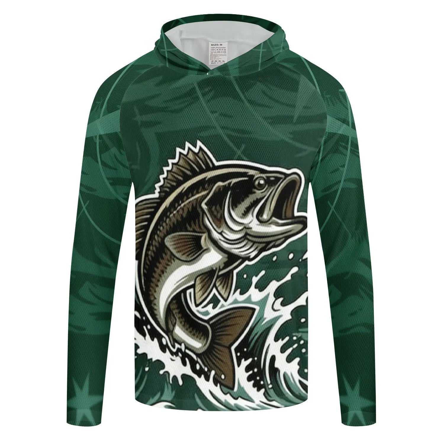 Man's Outdoor Camouflage Moisture Wicking Fishing Tops