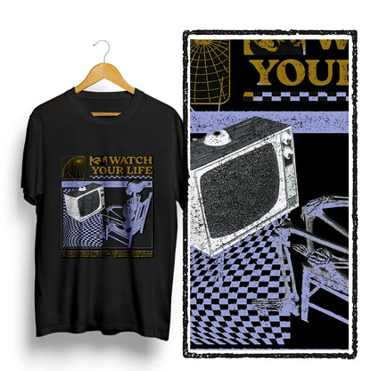 COOLMIND U0005 Funny Skull Graphic Cotton Tee